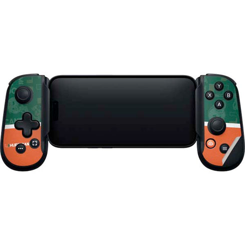 University of Miami U Hurricanes Backbone One for iPhone Game Controller Skin